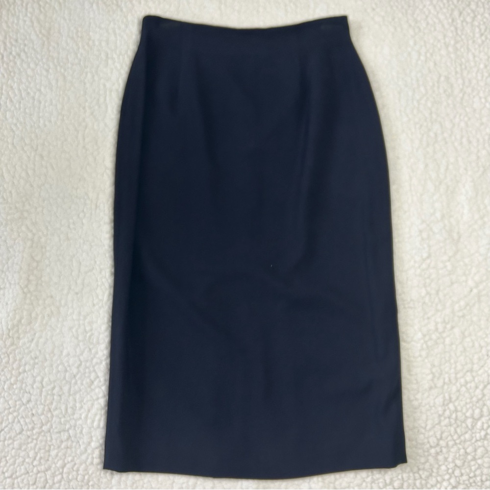 Jones New York Petite Skirt Women's 12P Black Lined Back Zip Pencil Essentials